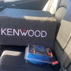 Brand New Kenwood Speaker W Box & Amp