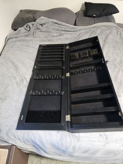 Jewelry Box With Mounting Hardware And Keys To Lock