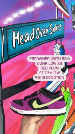 Nike Dunk low Red plum 