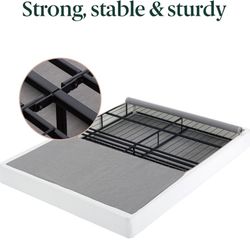 Full metal boxspring used for one year recently washed the cover