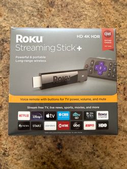 Roku Streaming Stick + , HD 4K HDR, everything included