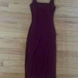 Maroon Dress