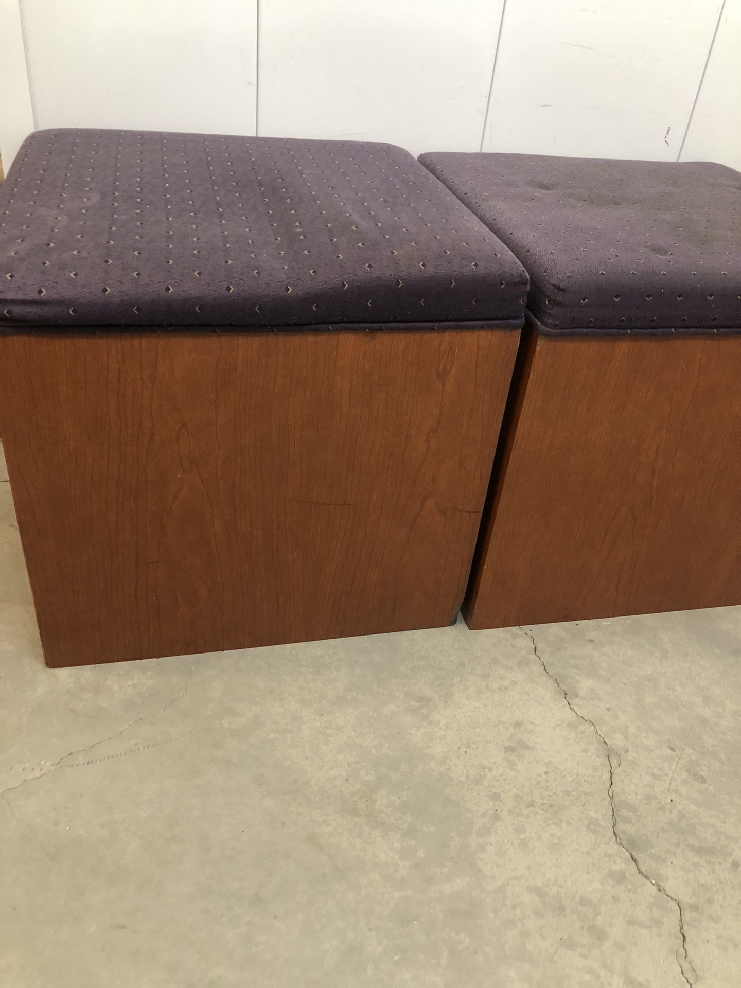Wooden Padded Stools $20Each