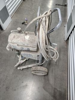 Airless Paint Sprayer with Hose on Wheels