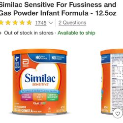Similac Sensitive 