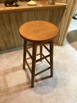 Stool Wood Soild (hold for customer)