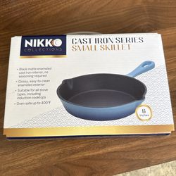 NIKKO Cast Iron Skillet (6”) – New in Box