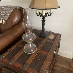 Antique lovers! Framed pictures, photo album, pink boudoir chair, oak side table