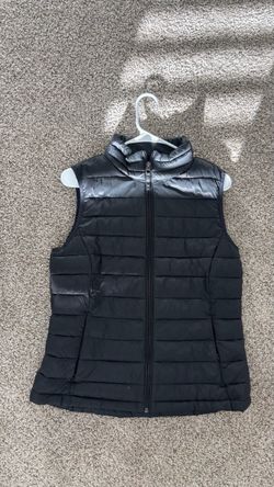 Black Quilted Puffer Vest