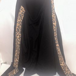 Black Long Sleeved With. Cheetah 