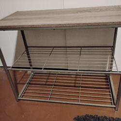 Metal shoe rack