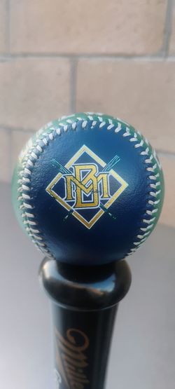 MILLER ( BREWERS ) TAP HANDLE .DODGERS & ANGELS BOBBLEHEADS AVAILABLE. ( ALSO PLENTY OF NEON SIGNS / LIGHTS AVAILABLE FOR SALE )