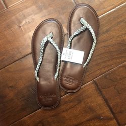 Abercrombie & Fitch Glitter Flip flops 