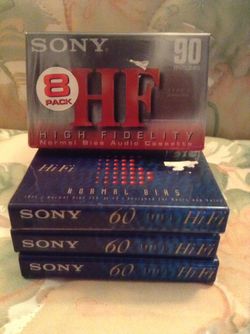 11 Sony Blank Tapes