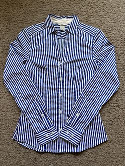 H&M Striped Slim Fit Dress Shirt (Size 2/XS) - LOCAL MEETUP ONLY