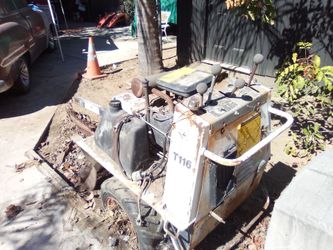 Bobcat walk behind trencher