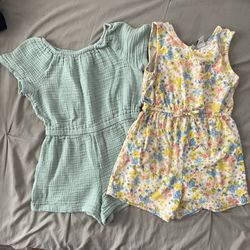 3T Baby Girl Rompers Bundle 