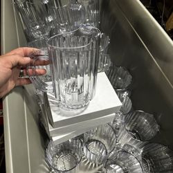 Clear Plastic Water Pitcher 