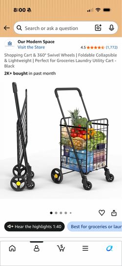 Brand new in box folding cart