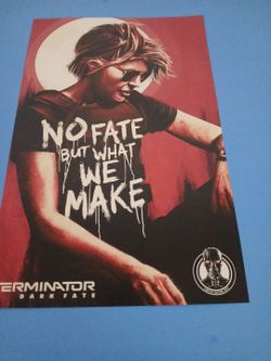 Terminator Dark Fate 11 X 17 Movie Poster