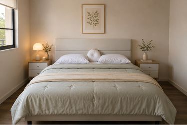 King Bed Frame with headboard