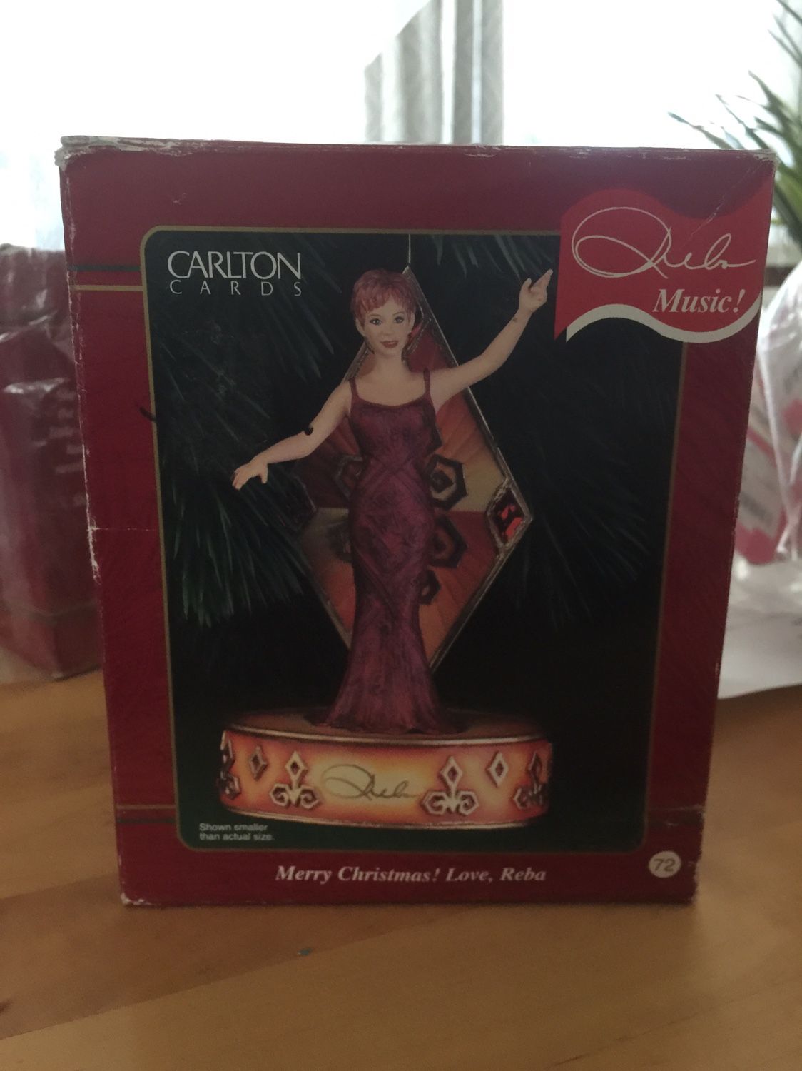 Reba McIntyre Christmas Ornament With Music