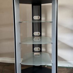 Entertainment Center Glass Shelves