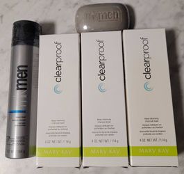 NEW Mary Kay Clearproof Charcoal Masks + MK Men Bundle