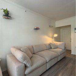 Several Color Options On Cloud Sofas