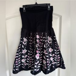 Mimi Maternity Floral Skirt Size Small 
