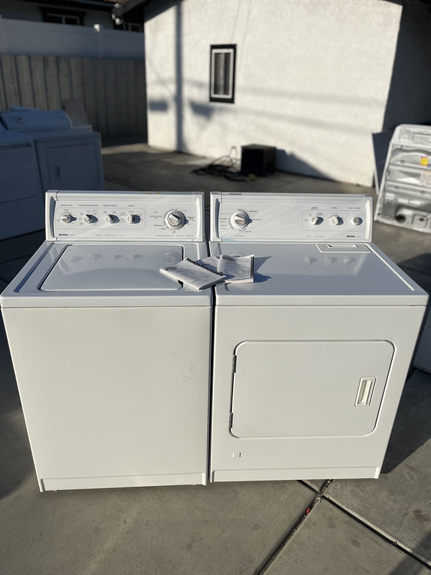 Kenmore Washer And Gas Dryer Set • Free Local Delivery