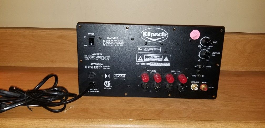 Klipsch Bash 350 watt amp