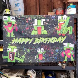 "Unspeakable" birthday banner 