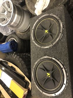 Kicker comps 12s subs amps