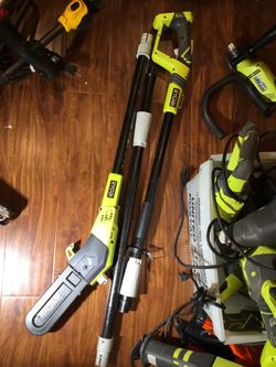 Ryobi 18V Cordless Pole-Saws!! Working perfect, on-SALE! Only 60 Each tomorrow (Sat) Only 💸💸👍🏽👍🏽💥💥⌛️