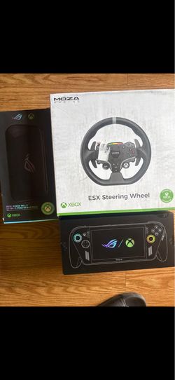 ASUS ROG Xbox Ally X Handheld Gaming PC Ryzen AI Z2 Extreme 24GB 1TB Black + ROG XBOX ALLY CASE + MOZA RACING ESX STEERING WHEEL(POST NINTENDO ERA)