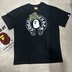bape x chrome hearts shirt