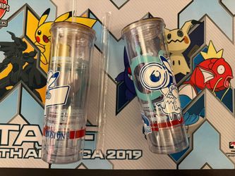 2015 Pokemon World Championships Limited Edition Boston Pikachu Tumbler 16oz