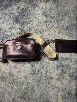Michael Kors cross body bag included with wallet