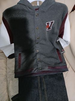  Boys Jean And Jacket Set Size 12