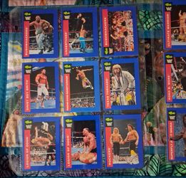 21 Classic WWF Wrestling Trading Cards Lot