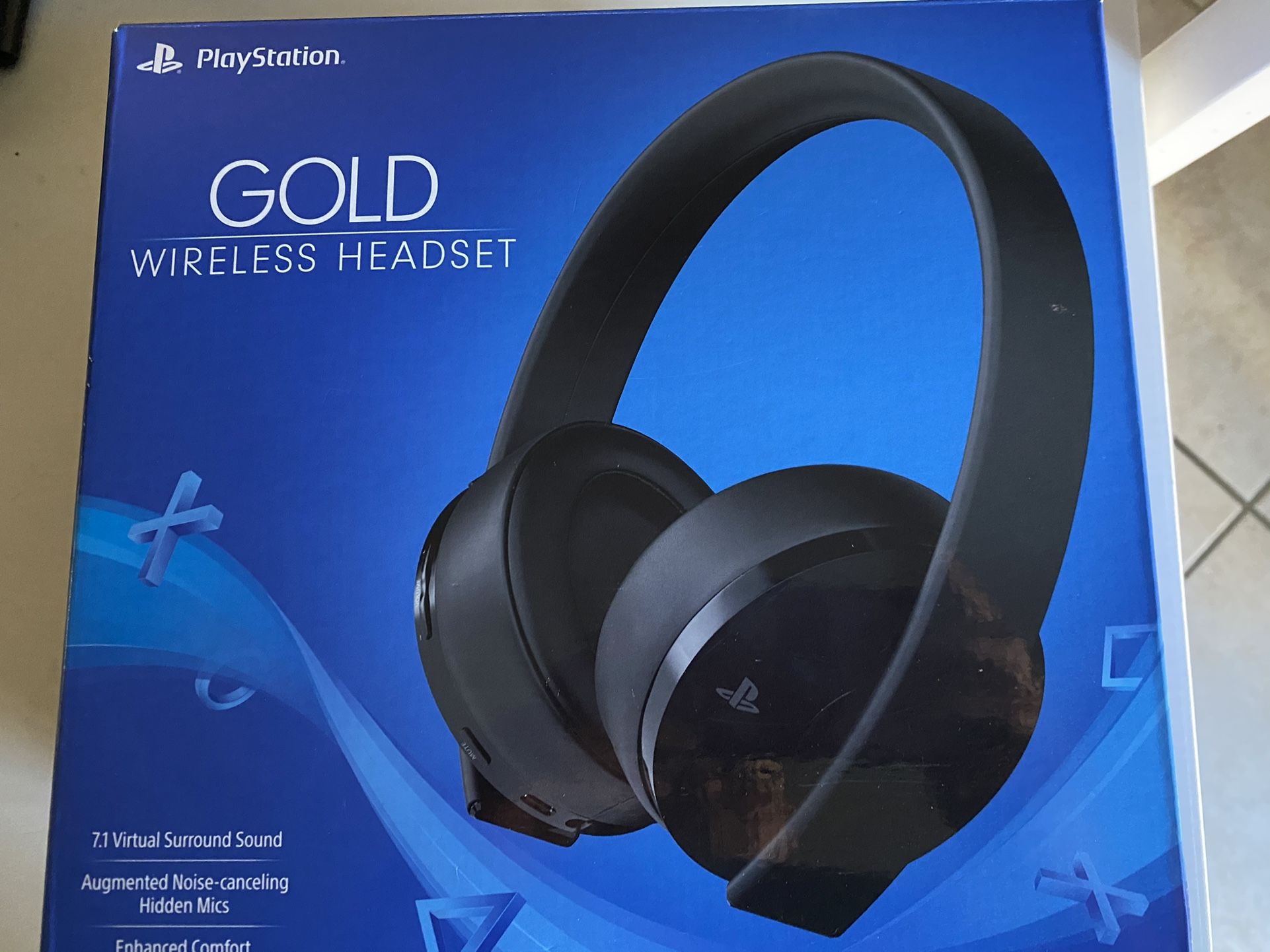 PlayStation Gold Wireless Headset BLACK