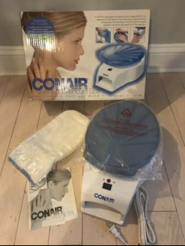 New Conair Paraffin  & Manicure Set with Nail Dryer for Hand & Dryer