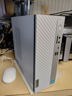 Lenovo IdeaCentre 3 Small Form Factor Desktop PC With 2 Monitors, 2 Keyboards and  a mouse (Intel R 300 Processor 3.90GHz, 8GB DDR4 RAM, 240GB SSD)