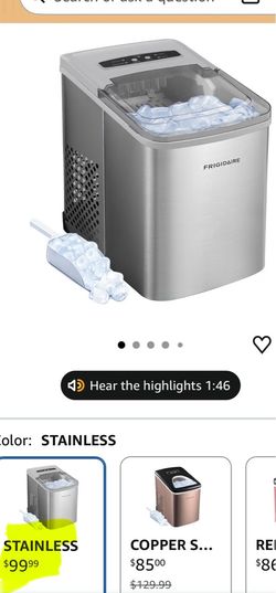 Frigidaire countertop ice maker