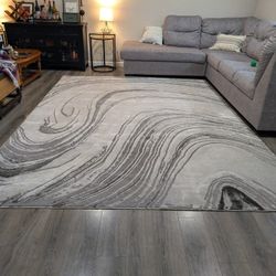 8x10 Safavieh Craft Area Rug - Modern Abstract Marble Design