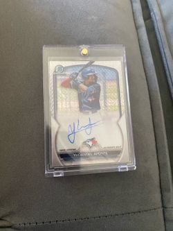 New autographed card