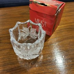 Mikasa Crystal Candle Holder