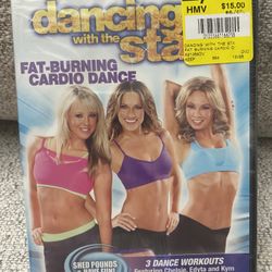 Dancing With The Stars, Fat Burning Cardio, Dance, New Dvd Sealed