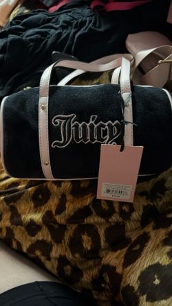 Juicy Couture, Black And Baby Pink Purse